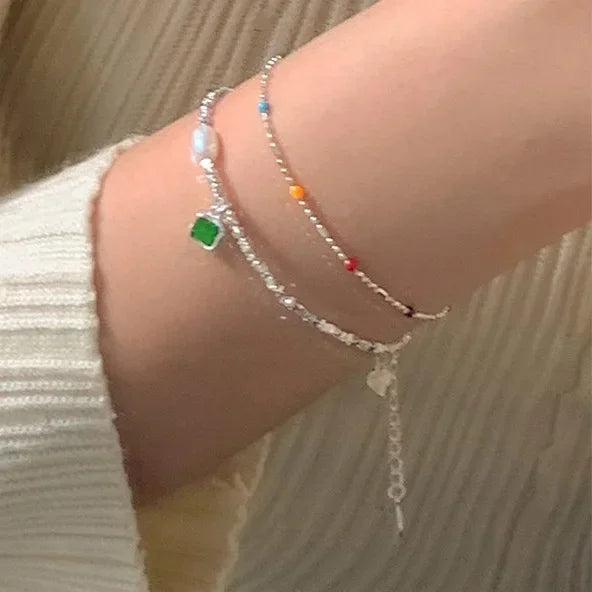 Bracelet Perles Colorées