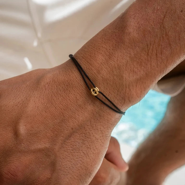 Bracelet Porte-Bonheur Tressé Ajustable - Symbole de Lumière et Protection