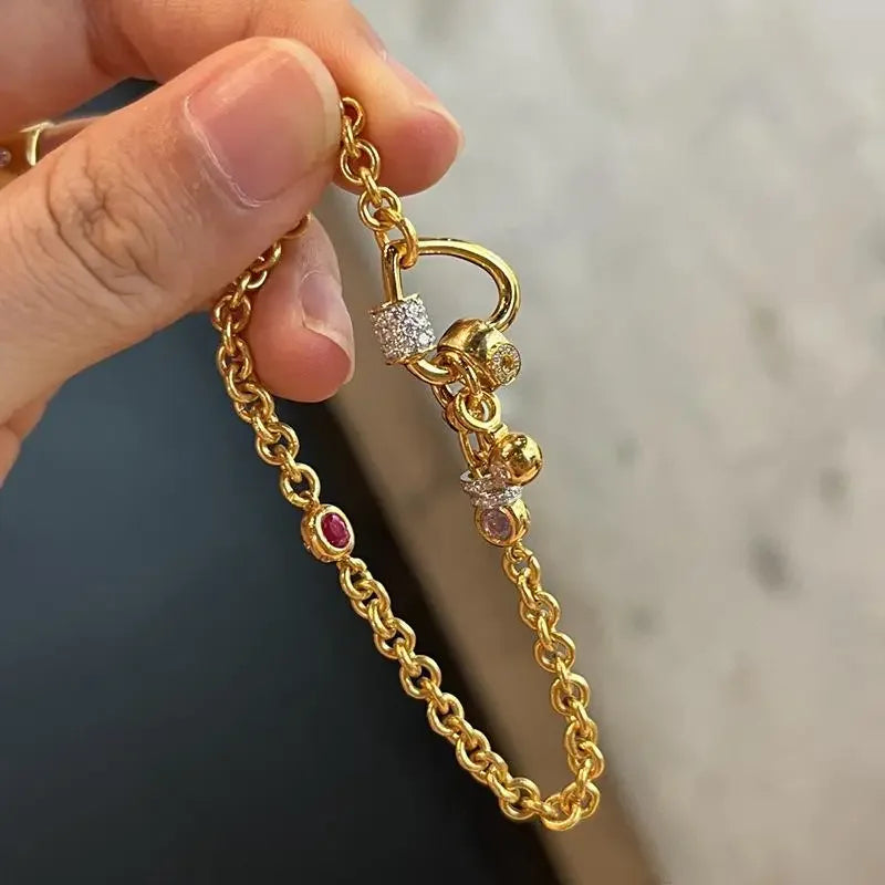 Bracelet Charm Cœur Luxe Mariage