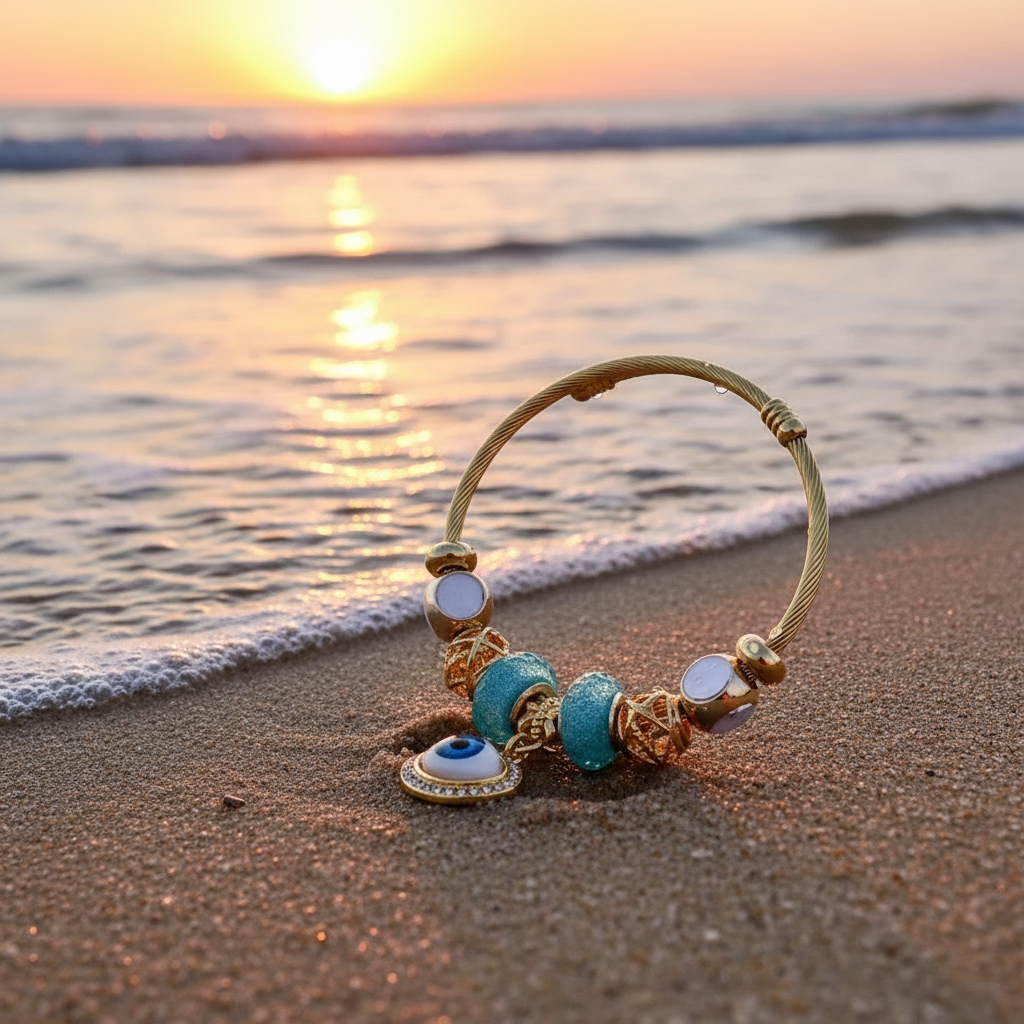 Bracelet Chaîne Main océan