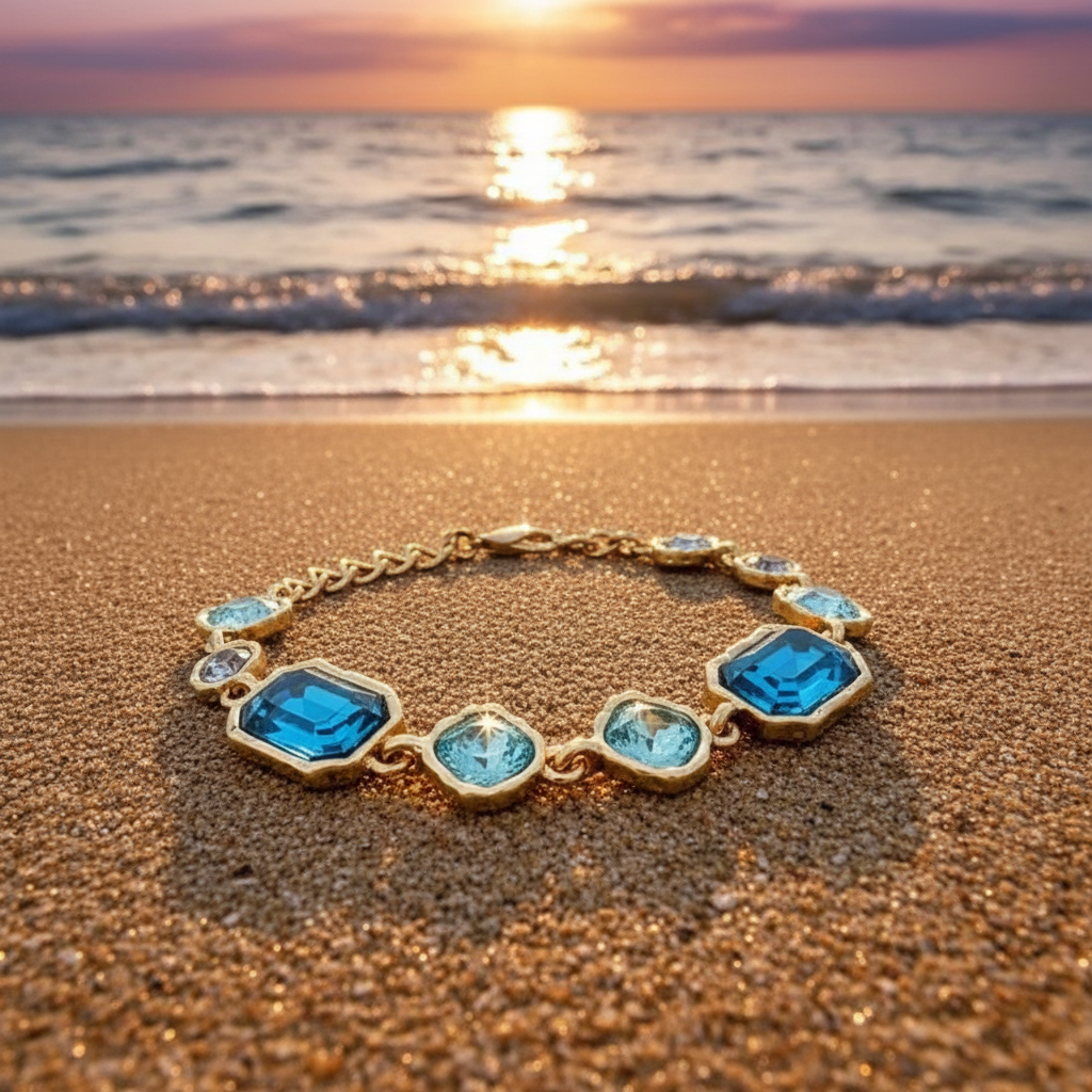 Bracelet Géométrique océan